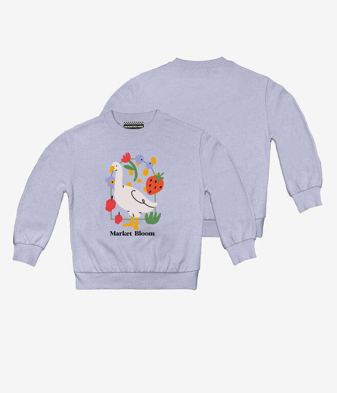 HEADSTER KIDS CREWNECK GOOSE BERRY - PRETTY LILAC