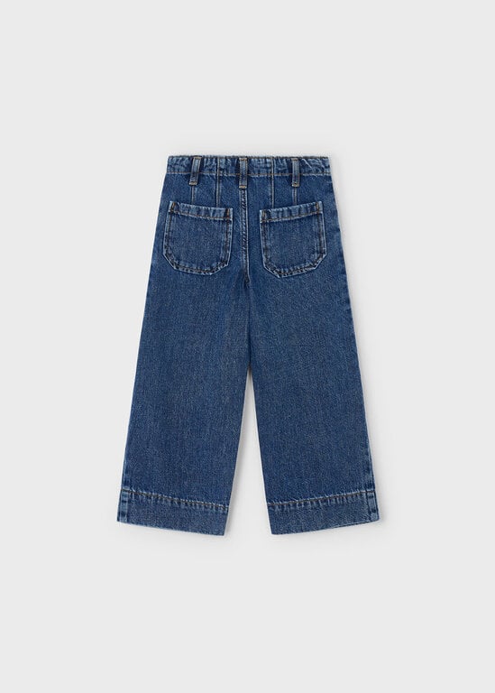 JEANS WIDE LEG - BLEU FONCÉ
