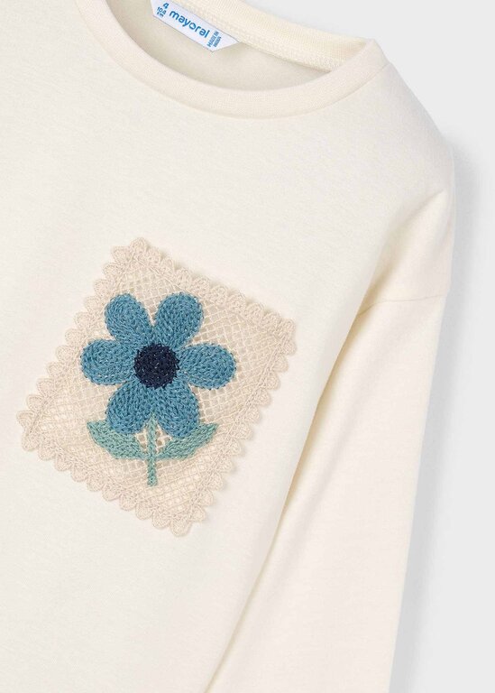 CHANDAIL MANCHES LONGUES À POCHE CROCHET - MACCHIATO
