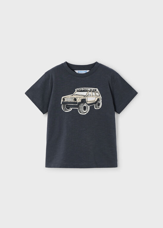 MAYORAL T-SHIRT IMPRIMÉ DE JEEP - ASPHALT