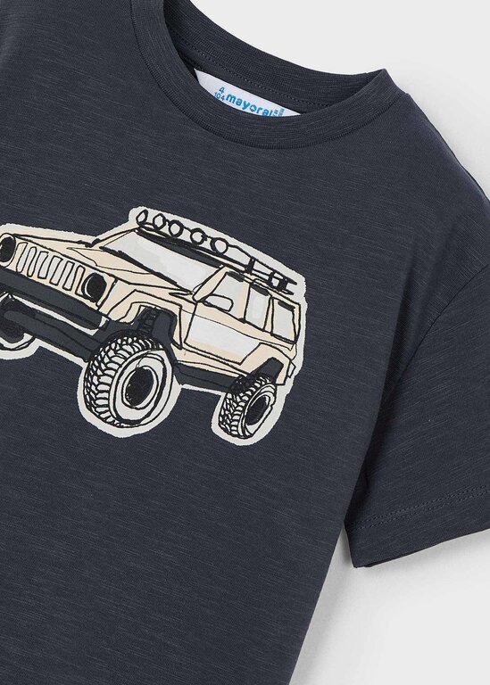 MAYORAL T-SHIRT IMPRIMÉ DE JEEP - ASPHALT