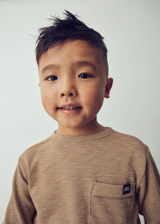 MAYORAL CHANDAIL MANCHES LONGUES  EN MAILLES TEXTURÉES  -  CARAMEL