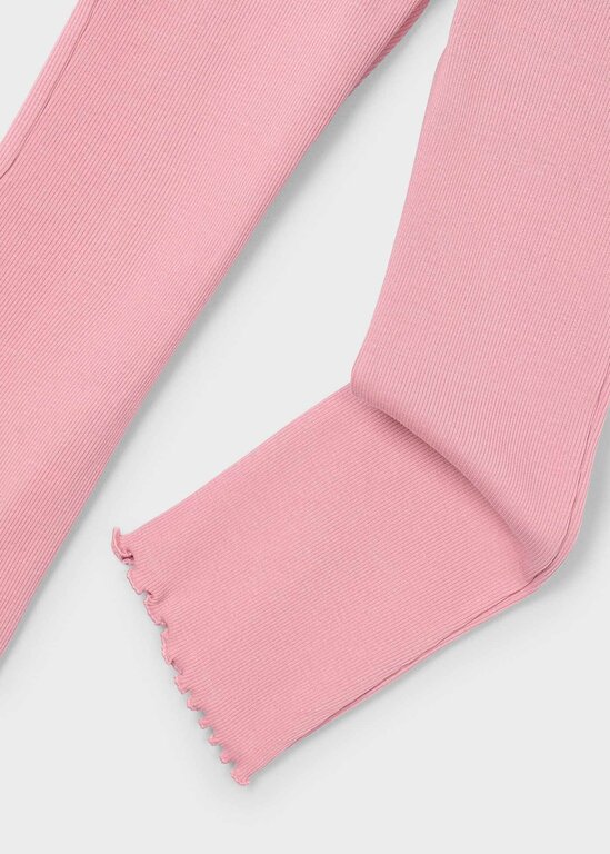 MAYORAL LEGGING ÉVASÉ CÔTELÉ - ROSÉ