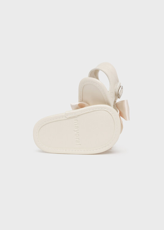MAYORAL SANDALES AVEC BOUCLE EN SATIN - NUDE