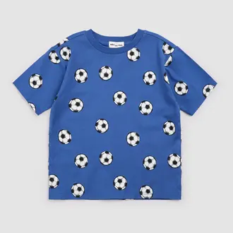 MILES THE LABEL T-SHIRT IMPRIMÉ SOCCER - BLEU ROYAL