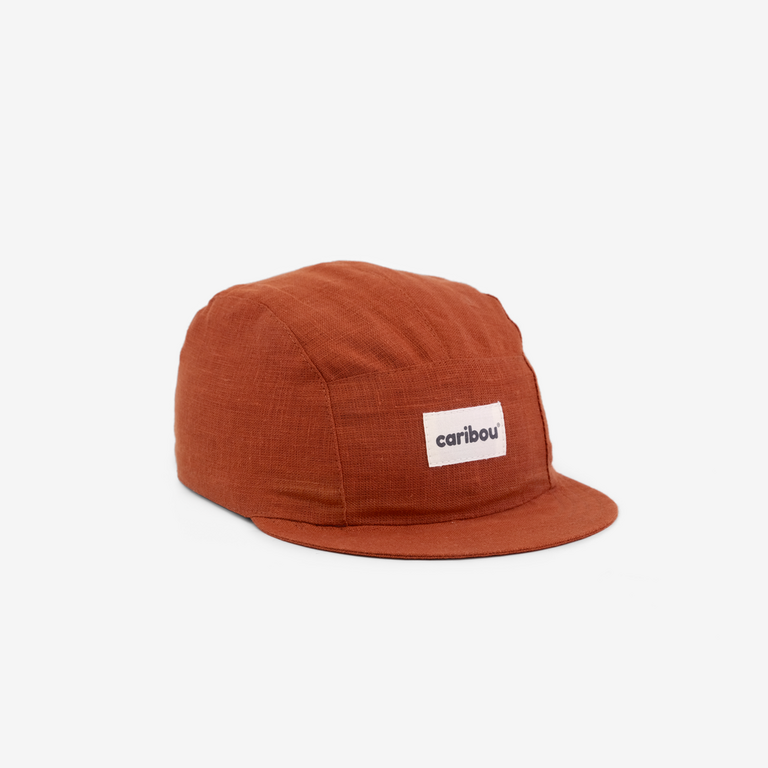 CARIBOU CASQUETTE EN LIN - PAPRIKA