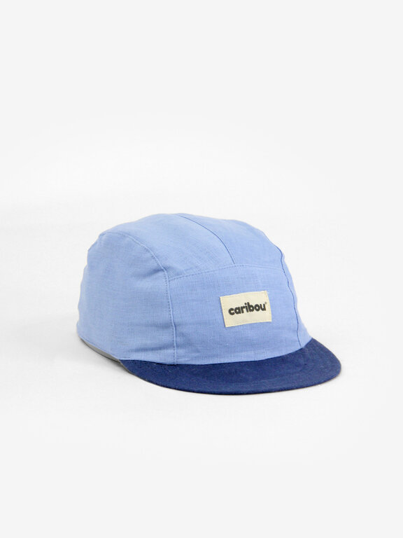 CARIBOU CASQUETTE EN LIN - DUO BLEU