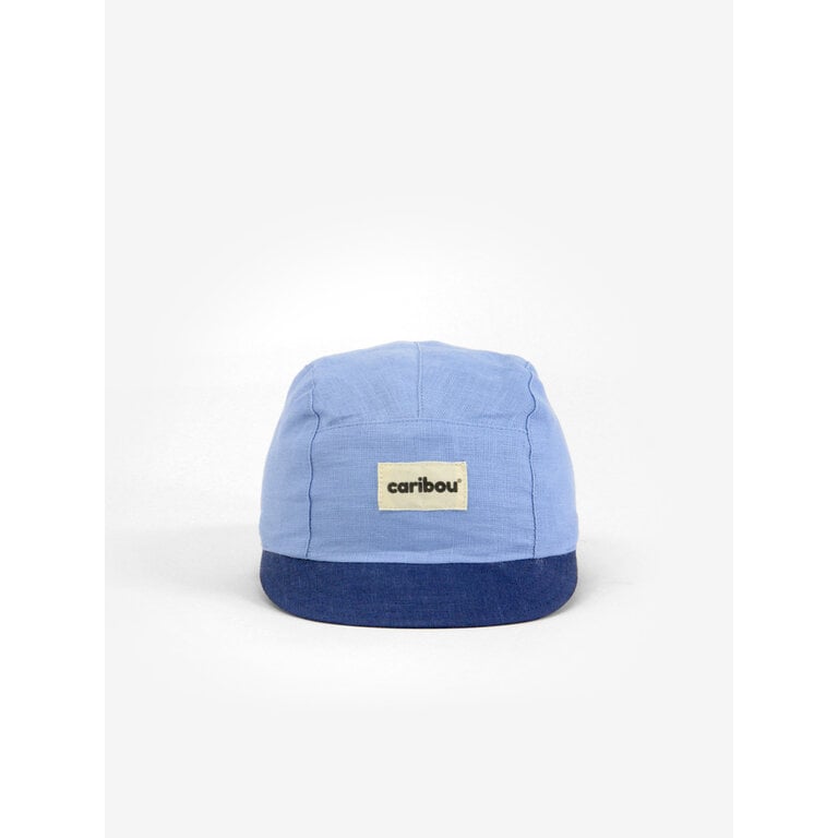 CARIBOU LINEN CAP - BLUE DUO
