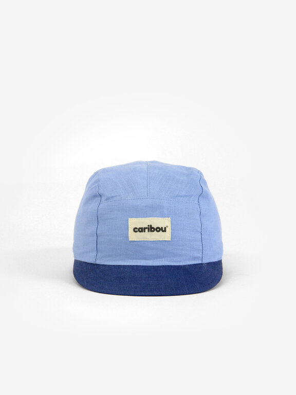 CARIBOU CASQUETTE EN LIN - DUO BLEU