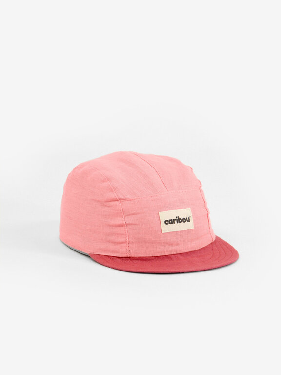 CARIBOU CASQUETTE EN LIN - DUO ROSE