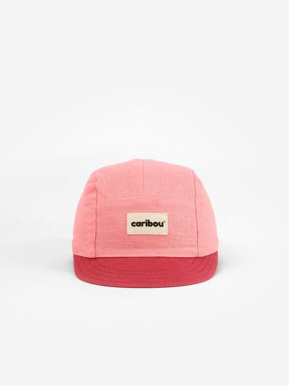 CARIBOU CASQUETTE EN LIN - DUO ROSE