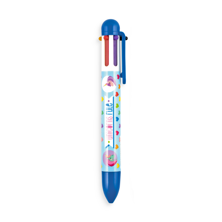 OOLY STYLO MULTICOLORE 6 CLICS - LICORNE