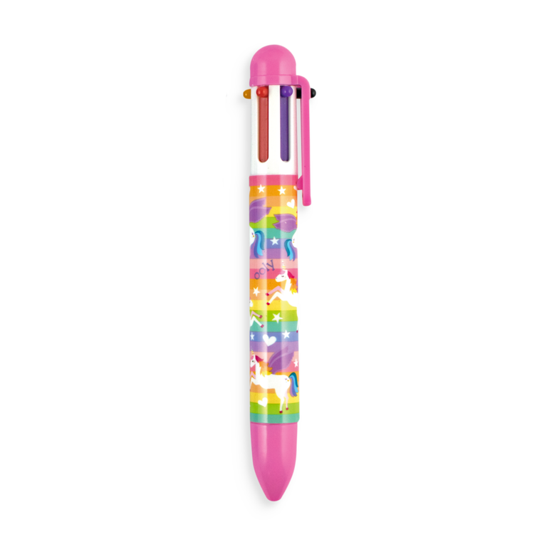 OOLY STYLO MULTICOLORE 6 CLICS - LICORNE