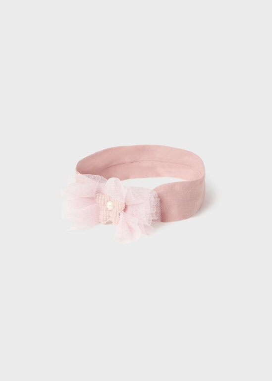 MAYORAL BANDEAU ÉTOILÉ EN TULLE - ROSÉ