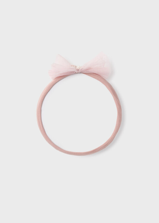 MAYORAL BANDEAU ÉTOILÉ EN TULLE - ROSÉ