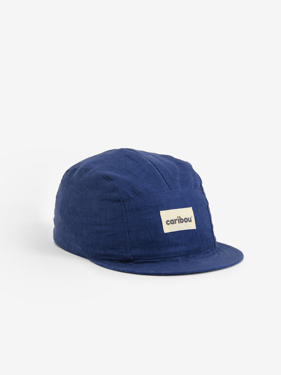 CARIBOU CASQUETTE EN LIN - INDIGO