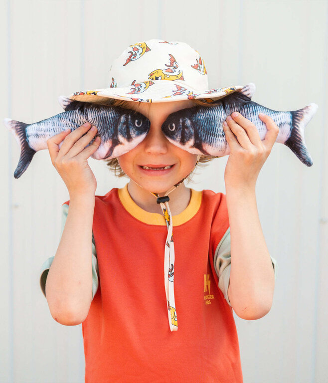 HEADSTER KIDS CHAPEAU BOONIE - GONE FISHING