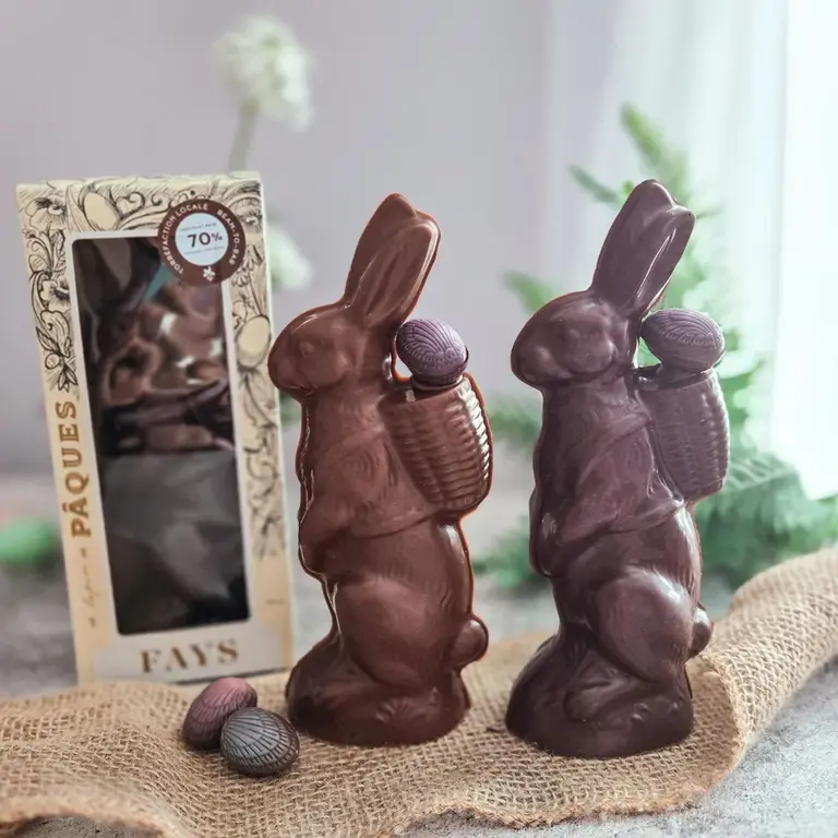 FAYS TERROIR CHOCOLATÉ  LAPIN DE PÂQUES - CHOCOLAT AU LAIT