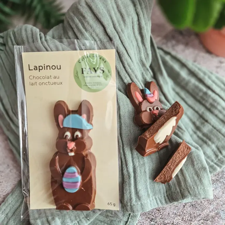 FAYS TERROIR CHOCOLATÉ LAPINOU EN CHOCOLAT