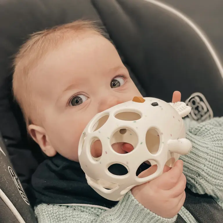 CRÉATION JADE BALLE POULE EN SILICONE