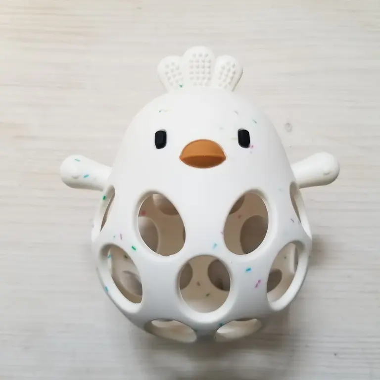 CRÉATION JADE BALLE POULE EN SILICONE