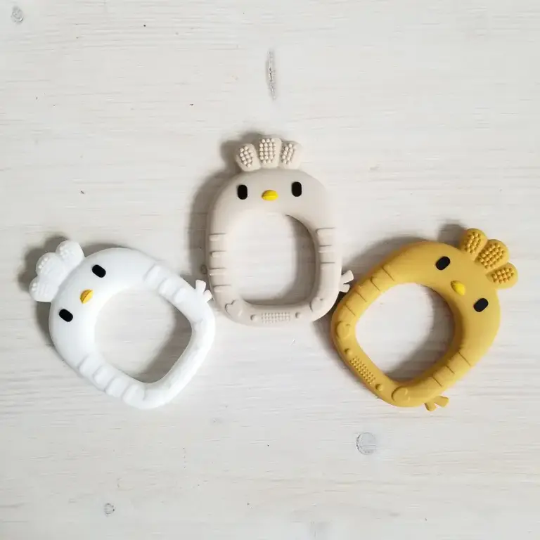CRÉATION JADE JOUET DE DENTITION POULE