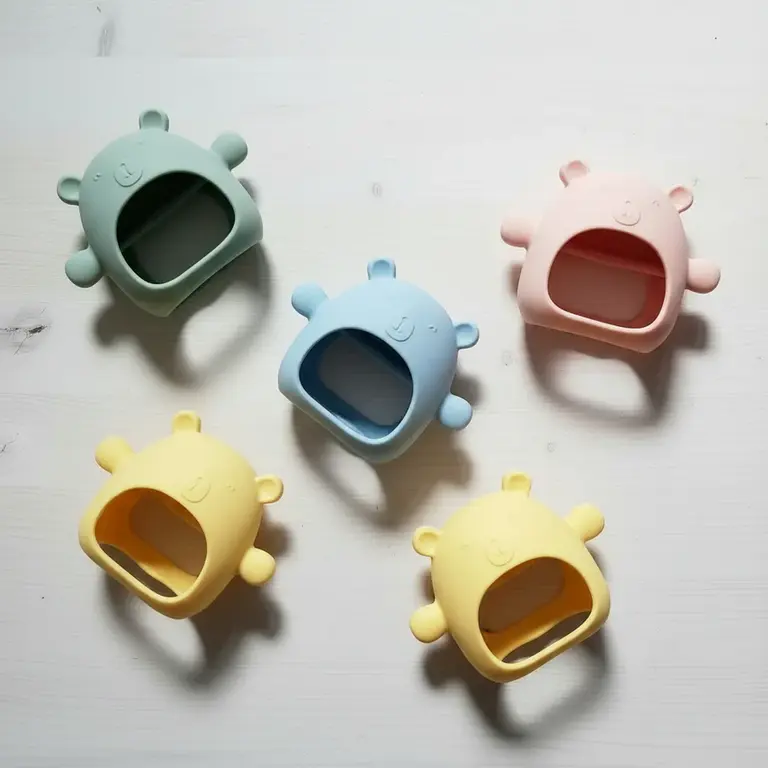 CRÉATION JADE MITAINE DE DENTITION OURS