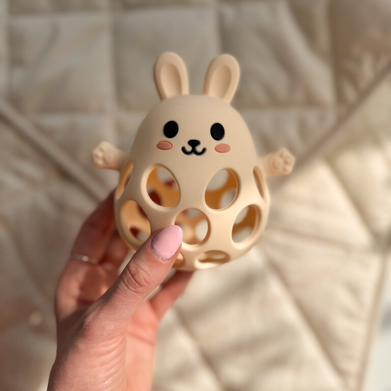 CRÉATION JADE BALLE LAPIN EN SILICONE