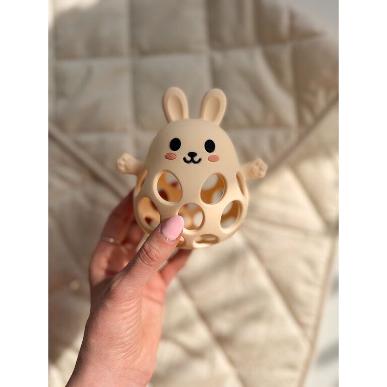 CRÉATION JADE BALLE LAPIN EN SILICONE