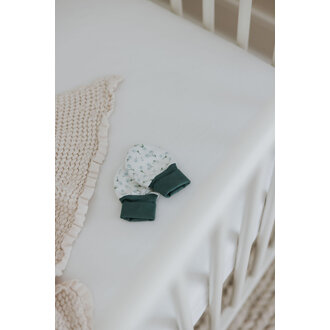 ZAK & ZOÉ MITAINES EN BAMBOU (0-3 MOIS)  - BLEUET