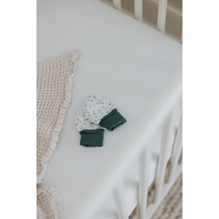 ZAK & ZOÉ BAMBOO MITTENS (0-3 MONTHS) - BLUEBERRY