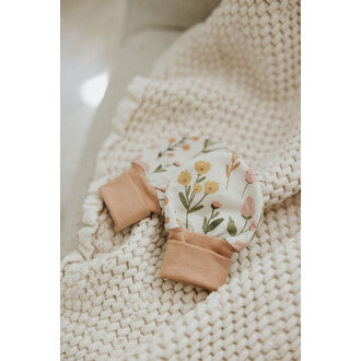 ZAK & ZOÉ MITAINES EN BAMBOU (0-3 MOIS)  - MATHILDE