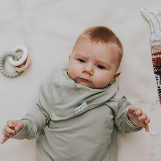 ZAK & ZOÉ BAVOIR DRAPÉ - SAUGE