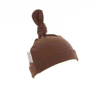 ZAK & ZOÉ ZAK & ZOÉ - BONNET EN BAMBOU (0-3 MOIS) - AMERICANO