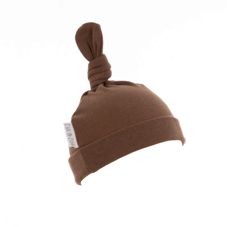 ZAK & ZOÉ ZAK & ZOÉ - BONNET EN BAMBOU (0-3 MOIS) - AMERICANO