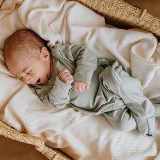 ZAK & ZOÉ ROMPER EN BAMBOU - SAUGE