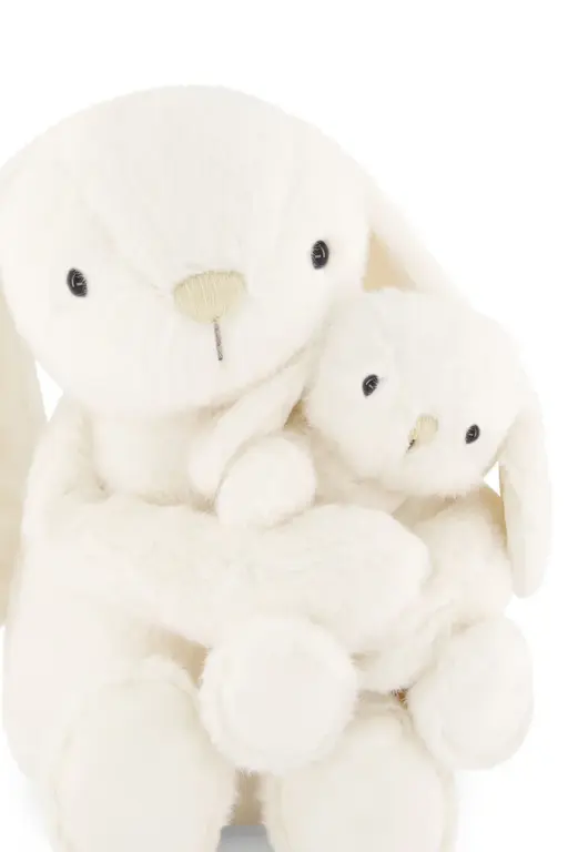 SNUGGLE BUNNIES PELUCHE LAPIN CÂLIN ET SON BÉBÉ - MARSHMALLOW
