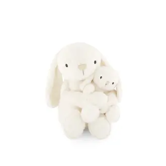 SNUGGLE BUNNIES PELUCHE LAPIN CÂLIN ET SON BÉBÉ - MARSHMALLOW