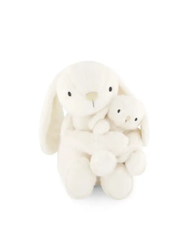 SNUGGLE BUNNIES PELUCHE LAPIN CÂLIN ET SON BÉBÉ - MARSHMALLOW