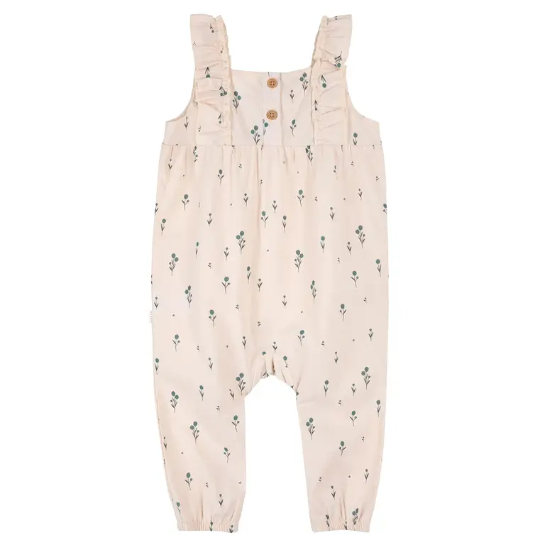 PETIT LEM PETIT LEM - COMBINAISON À IMPRIMÉ DE FLEU - BEIGE