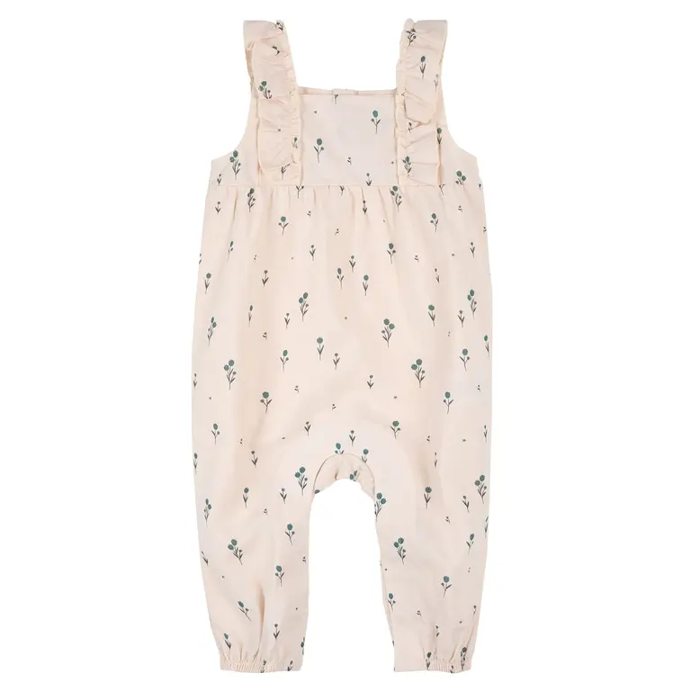 PETIT LEM PETIT LEM - COMBINAISON À IMPRIMÉ DE FLEU - BEIGE