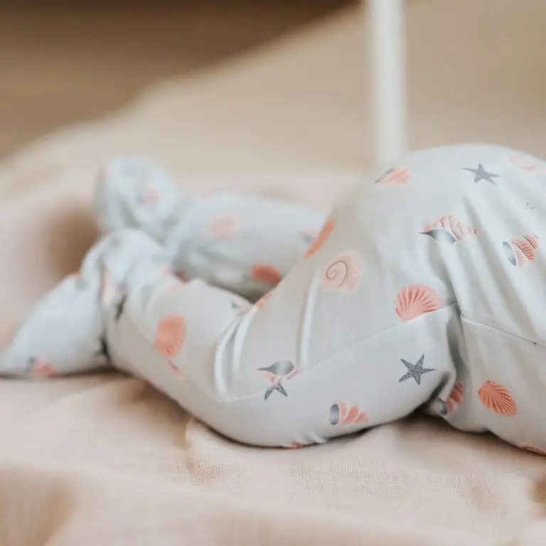 PETIT LEM PETIT LEM - PYJAMA À PATTES IMPRIMÉ COQUILLAGES - BLEU