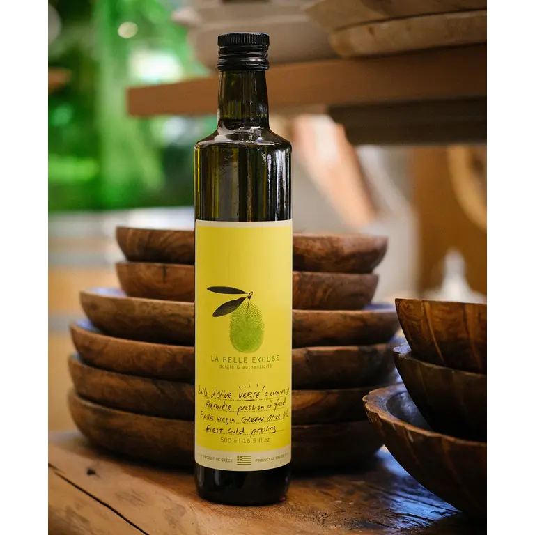 LA BELLE EXCUSE HUILE D'OLIVE VERTE EXTRA VIERGE