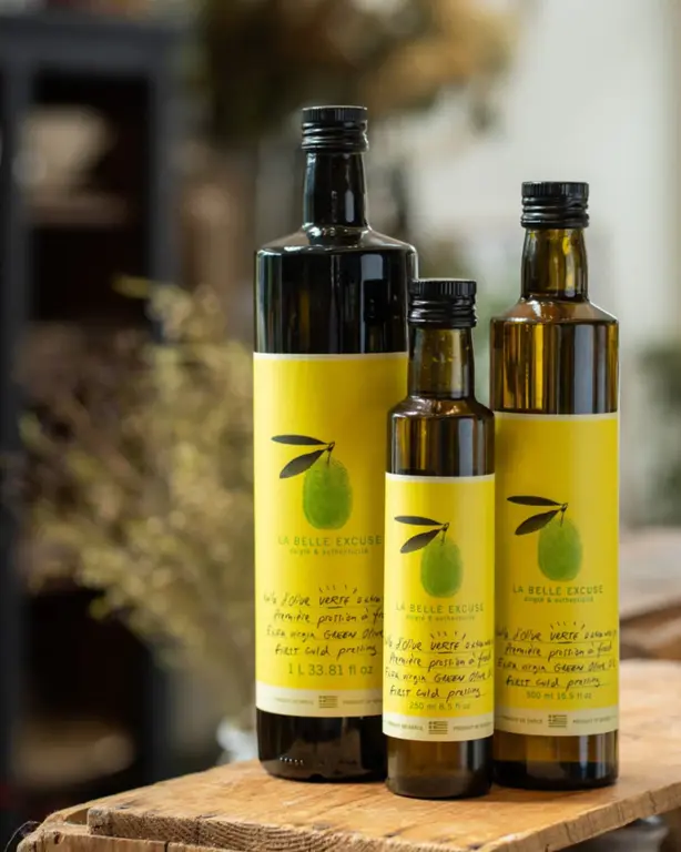 LA BELLE EXCUSE HUILE D'OLIVE VERTE EXTRA VIERGE