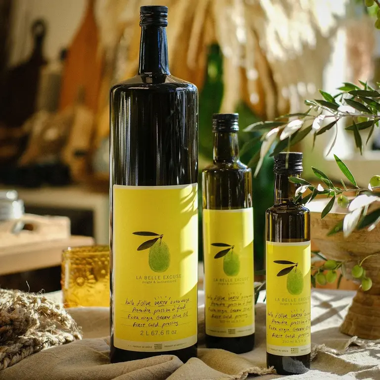 LA BELLE EXCUSE HUILE D'OLIVE VERTE EXTRA VIERGE