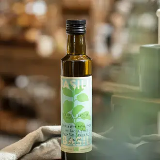 LA BELLE EXCUSE HUILE D'OLIVE EXTRA VIERGE AU BASILIC 250ml