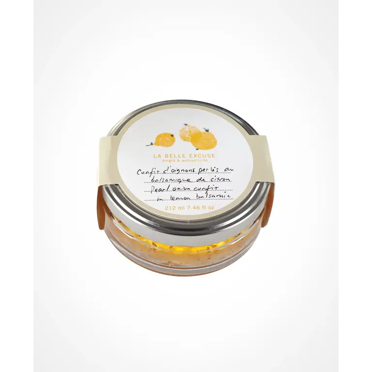 LA BELLE EXCUSE CONFIT D'OIGNONS PERLÉS AU BALSAMIQUE DE CITRON