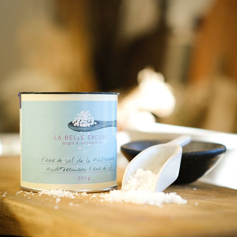 LA BELLE EXCUSE FLEUR DE SEL DE LA MÉDITERRANÉE 250G