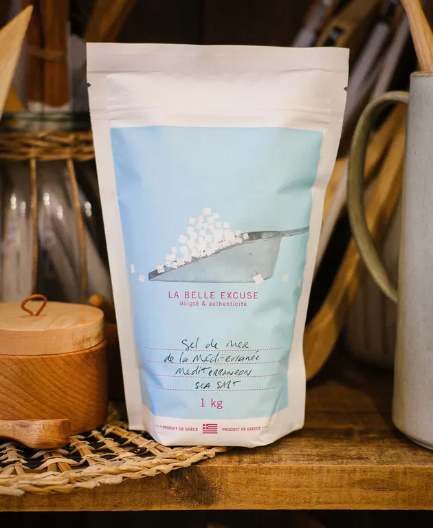LA BELLE EXCUSE SEL DE MER DE LA MÉDITERRANÉE 1KG