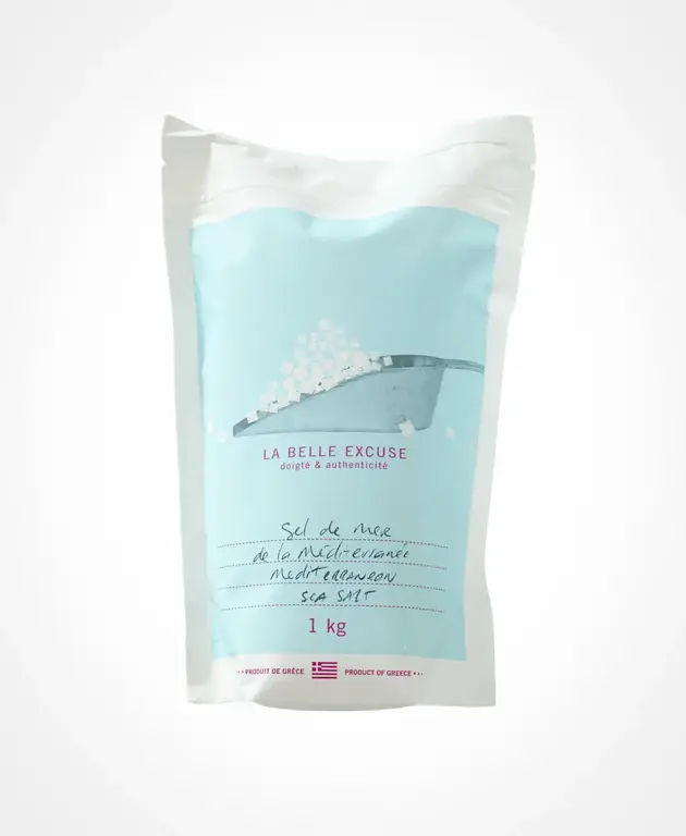 LA BELLE EXCUSE SEL DE MER DE LA MÉDITERRANÉE 1KG